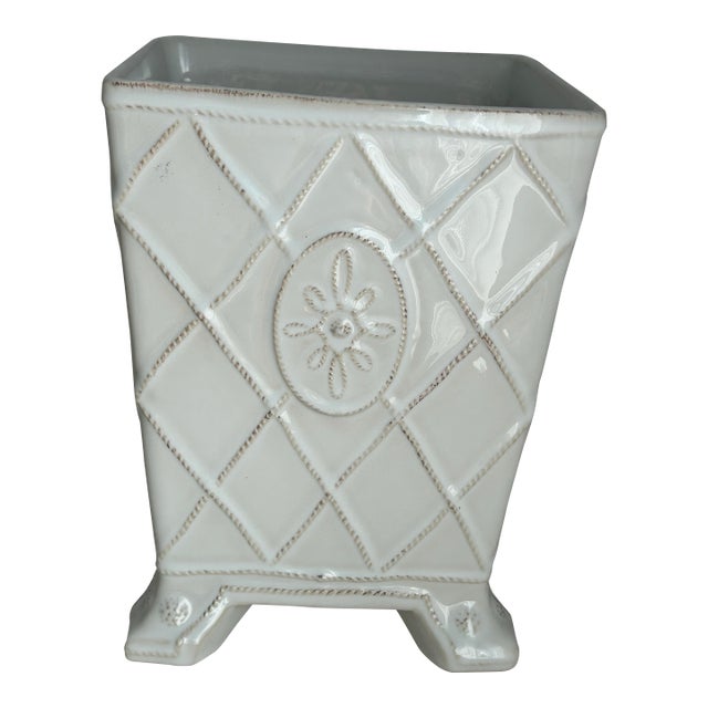 1990s Juliska Jardin Du Monde Waste Basket or Floor Vase. For Sale