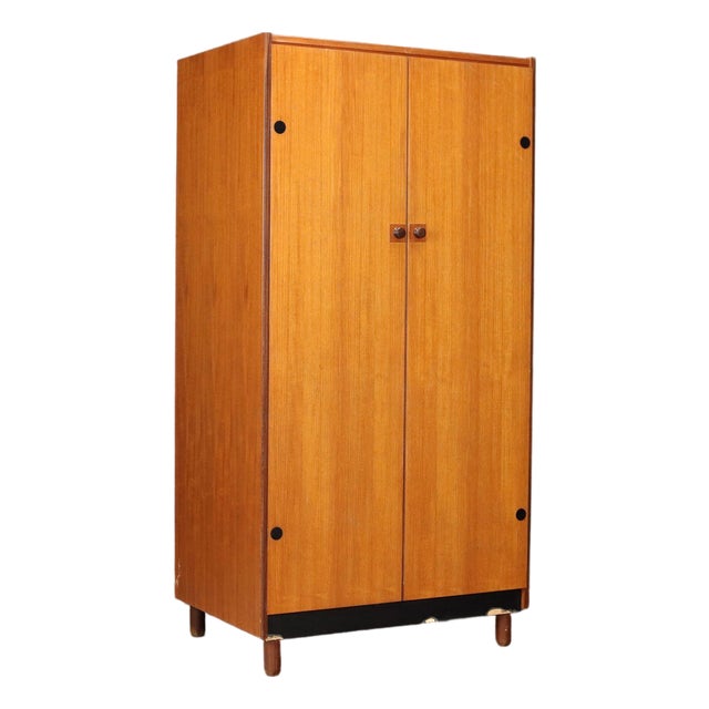 Vintage Italian Wardrobe, 1960s For Sale