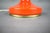 Czech Orange Opaline Glass Mushroom Table Lamp, 1970s For Sale - Image 3 of 13