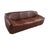 Mid-Century Modern Matthew Izzo Home Nautique Leather Sofa For Sale - Image 3 of 4