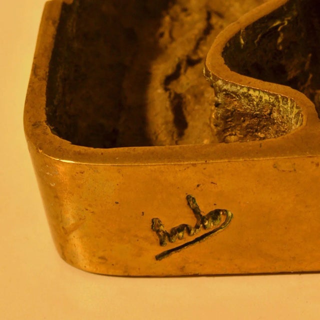 1970s Bronze Sculpture Ashtray or Paperweight, 1970s For Sale - Image 5 of 6