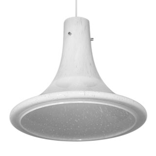 Large Opaline Handblown Chandelier from Glashütte Limburg, 1960s For Sale