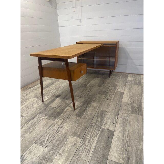 Vintage Writing Desk with Adjustable Top, 1970 For Sale - Image 4 of 9