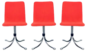 Mid-Century Dutch Steel Dining Chairs from Brabantia, 1970s, Set of 3