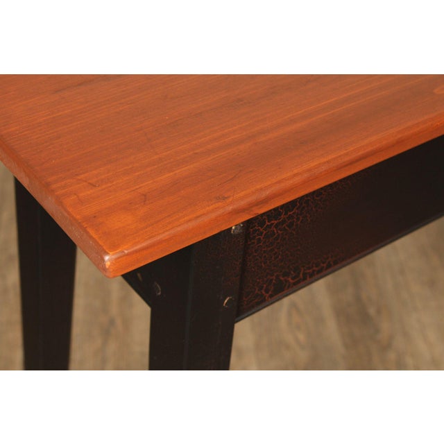 2000 - 2009 Shaker Style Painted Pine Console Table For Sale - Image 5 of 12