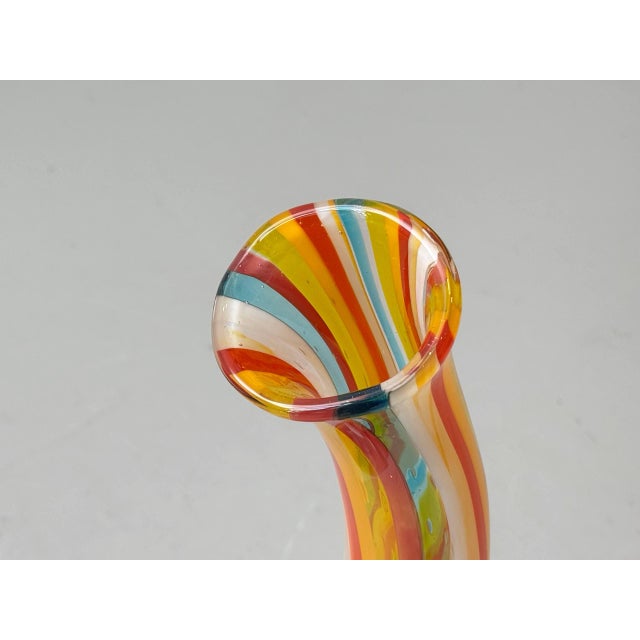 Studio Glass Vase from Mdina, Malta, 1970s For Sale - Image 6 of 9