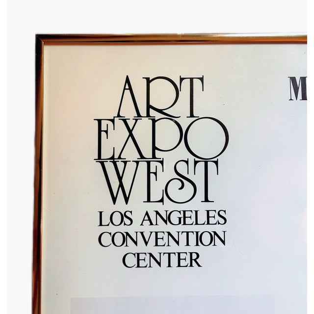 Bert Stern Vintage 1980s Marilyn Monroe the Last Sitting Art Expo West Poster Bert Stern Framed For Sale - Image 4 of 4