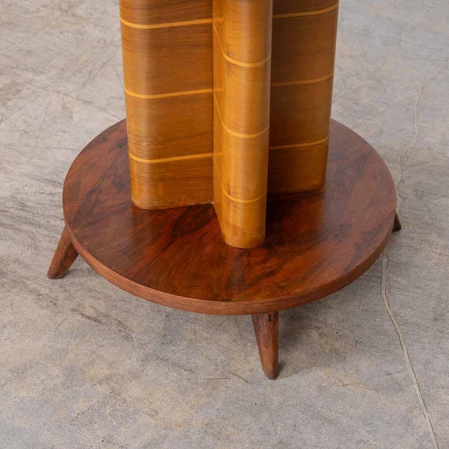 Brown 1930s French Art Deco Gueridon Table For Sale - Image 8 of 11