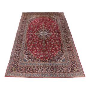 Vintage Persian Kashan Rug. 9'8"x 13'8"
