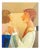 Alberto Gallerati, Couple, 1970s, Oil Painting on Plywood For Sale