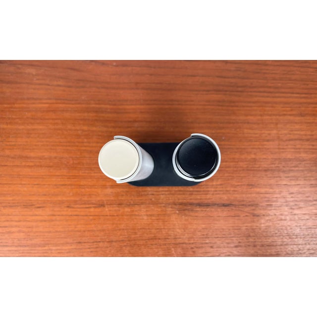 Black Mid-Century Modern Danish Pepper and Salt Grater by Rud Thygesen and Johnny Sørensen for Rosendahl, 1960s, Set of 2 For Sale - Image 8 of 14