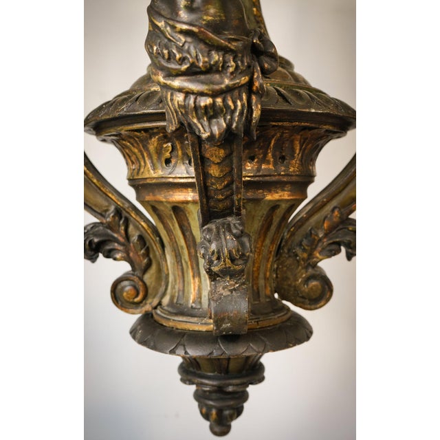 Chandelier with Four Greek Mythological Figures, 2010s For Sale - Image 9 of 18