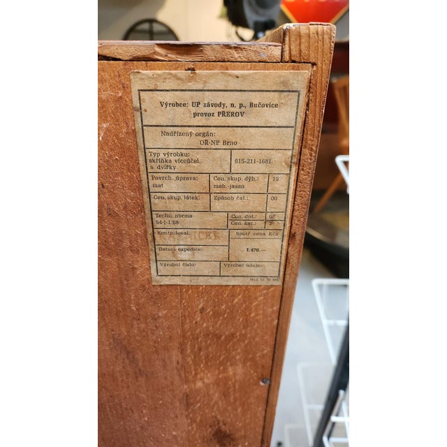 Mid-Century Wardrobe by Frantisek Mezulanik for Up Zavody, 1960s For Sale - Image 12 of 14