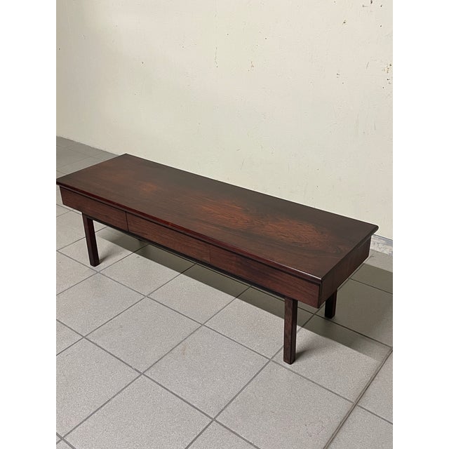 Low Table with Three Integrated Drawers, 1960s For Sale - Image 9 of 18