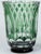 Art Deco Vases in Green and Colorless Cut Crystal from Val Saint Lambert, 1920s For Sale - Image 3 of 4