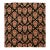 Contemporary Hand-Knotted Wool Ikat Area Rug With Venetian Shell Motifs in Rust For Sale