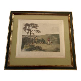 Early 19th C. English Sporting Aquatint Engraving "Shooting Plate" by Dean Wolstenholme - Pristine For Sale
