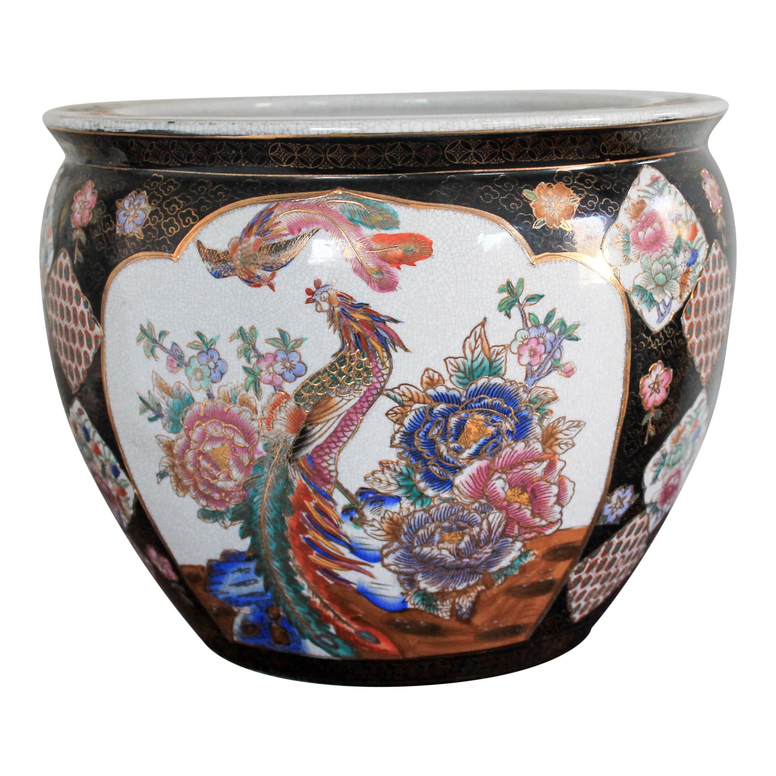 Large Vintage Asian Planter Chairish