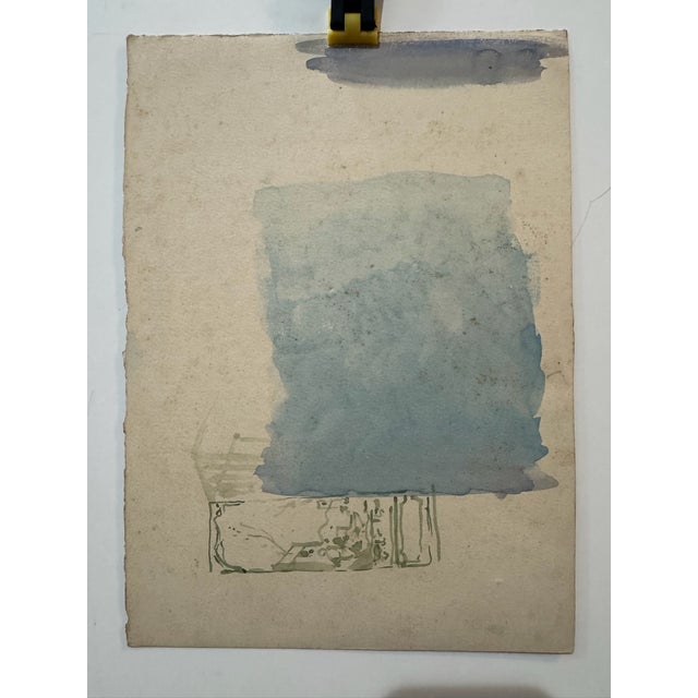 Early 20th Century Attributed to Frank Henry Mason Woodland Stream Landscape Original Watercolor For Sale In Atlanta - Image 6 of 7
