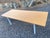 Cassina - Le Corbusier - Dining Table - Lc6 Dining Table Oak and Grey Metal Base For Sale - Image 13 of 18