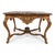 Late 20th Century 20th-C. Maitland-Smith French Louis XV Style Marble Top Fruitwood Center / Side Table For Sale - Image 5 of 11