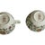 1940s Vintage Minton Haddon Hall Flat Cups Fine Bone China Green Trim - a Pair For Sale - Image 5 of 5