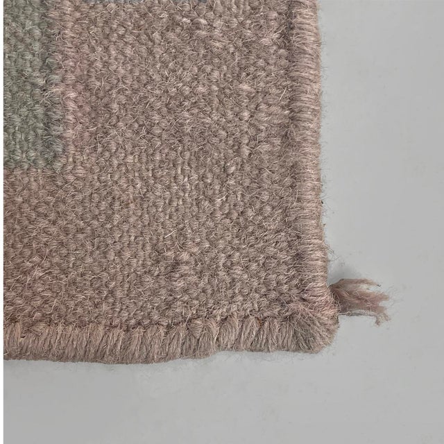 Italian Modern Short-Pile Rug with Geometric Pattern, 1980s For Sale - Image 14 of 15