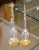 Modern Clear & Gold Turned Acrylic Candle Holders, Candlesticks, Pair For Sale - Image 13 of 13