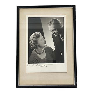 Photograph Portrait of t.s. Eliot and Wife Valerie Esme Fletcher by Angus McBean For Sale