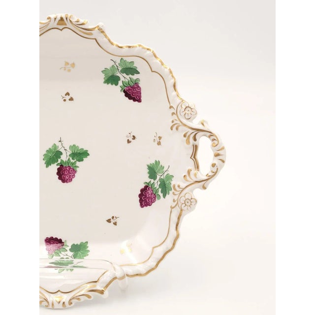 Ceramic Circa 1830 English Porcelain Gilt Dessert Serving Pedestals, a Pair For Sale - Image 7 of 9