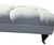 Textile 1990s Ethan Allen Anton Chesterfield Style Ottoman Bench Hobb Nail Foot Stool For Sale - Image 7 of 15