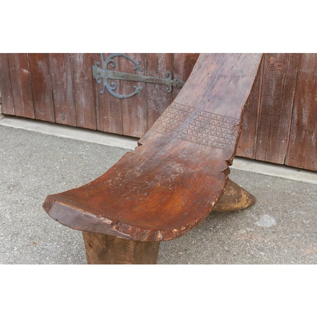19th Century Carved Lobi Chair For Sale - Image 4 of 12