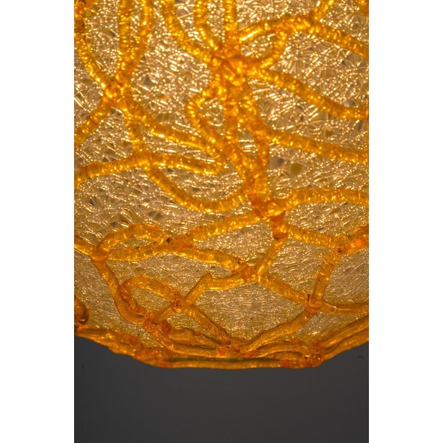 Hanging Lamp with Acrylic Glass Shade from Austrolux, Vienna, 1970s For Sale - Image 9 of 13