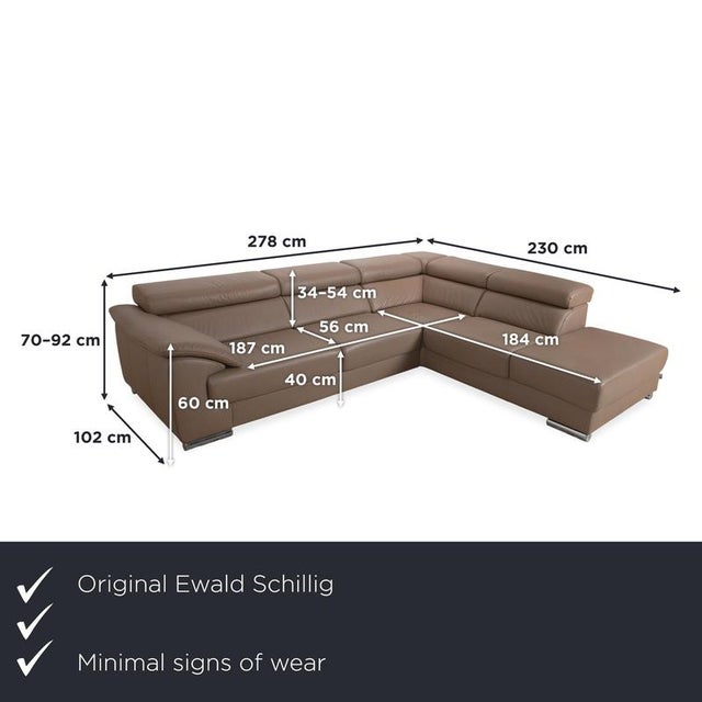 The Ewald Schillig Courage model is the perfect combination of generous space and thoughtful ergonomics. In this warm,...