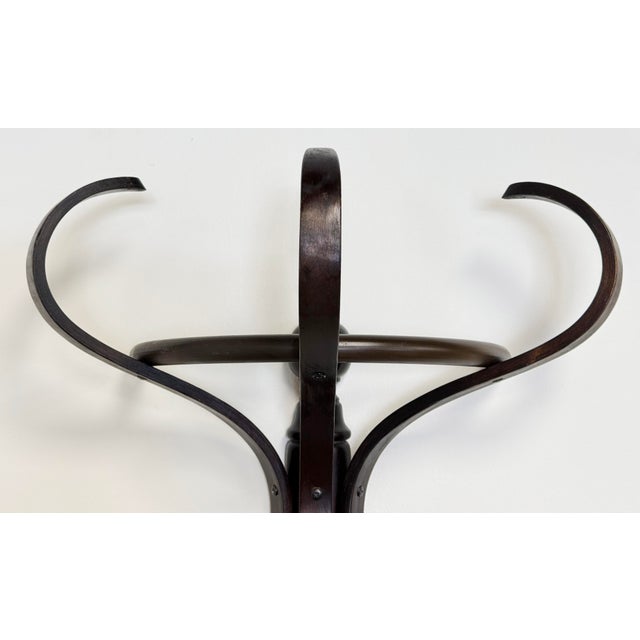 Mid 20th Century Vintage Bentwood Thonet Style Coat Hat Wall Hook For Sale - Image 5 of 6