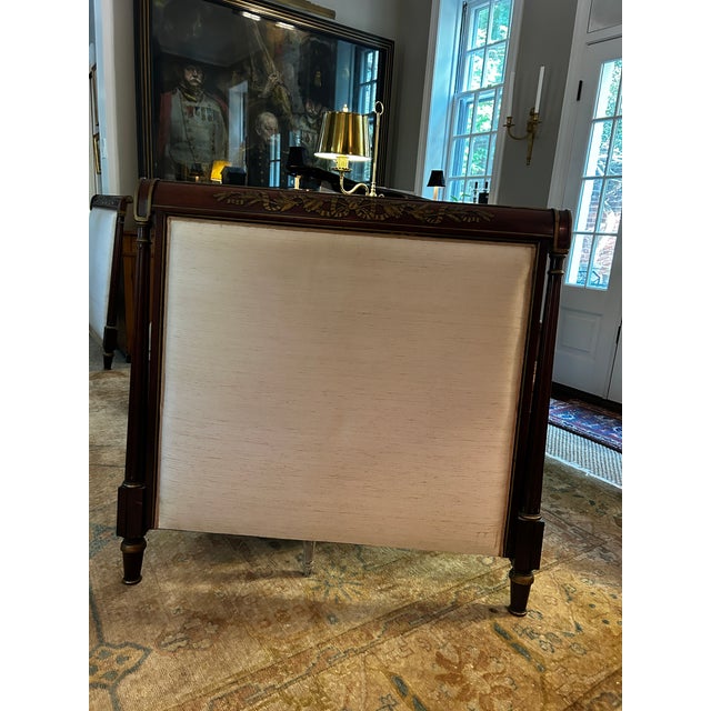 Neoclassical Vintage Pair of Mahogany Twin Headboards by John Widdicomb For Sale - Image 3 of 10