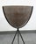 Metal Mid Century Modern Planter Kimball Bullet Round Atomic Plant Stand Brown MCM For Sale - Image 7 of 12