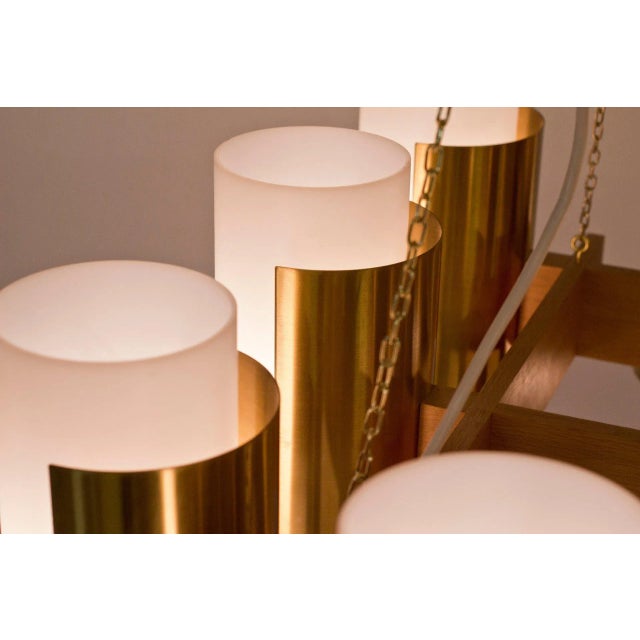 Chandelier by Sten Carlquist for Hans-Agne Jakobsson AB, 1950s For Sale - Image 13 of 14