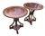 Pair of Burlwood Greek Key Side Tables With Custom Glass Tops For Sale - Image 12 of 18