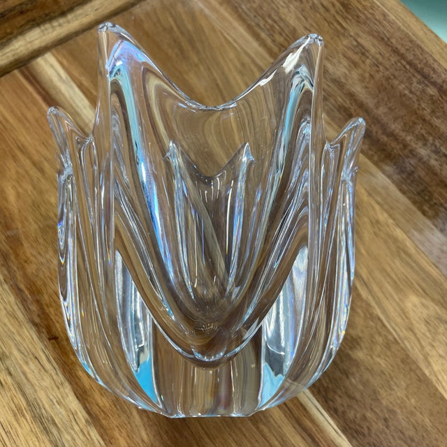 Orrefors Corona Mini Vase by Lars Hellsten For Sale - Image 6 of 8