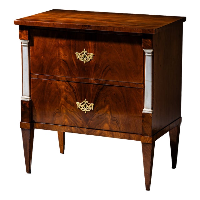 Early Biedermeier Chest of Drawers with Marble Pilasters, Berlin, 1800 For Sale