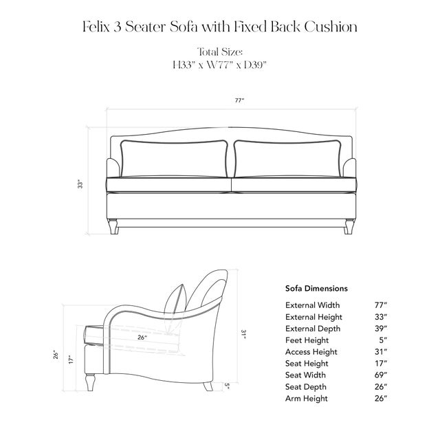 Textile Sophie Conran Felix 3 Seater Sofa in Caramel Wide Stripes For Sale - Image 7 of 8
