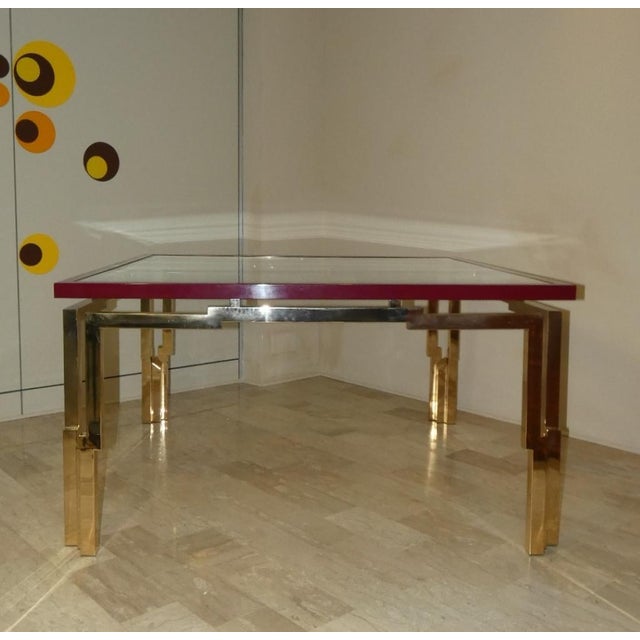 Postmodern Lacor/TA Square Table by Fabrizio Smania for Studio Smania Interni, 1970s For Sale - Image 3 of 18