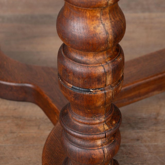 19th Century ​​​​​​​French Oak Long Library Table For Sale - Image 13 of 16