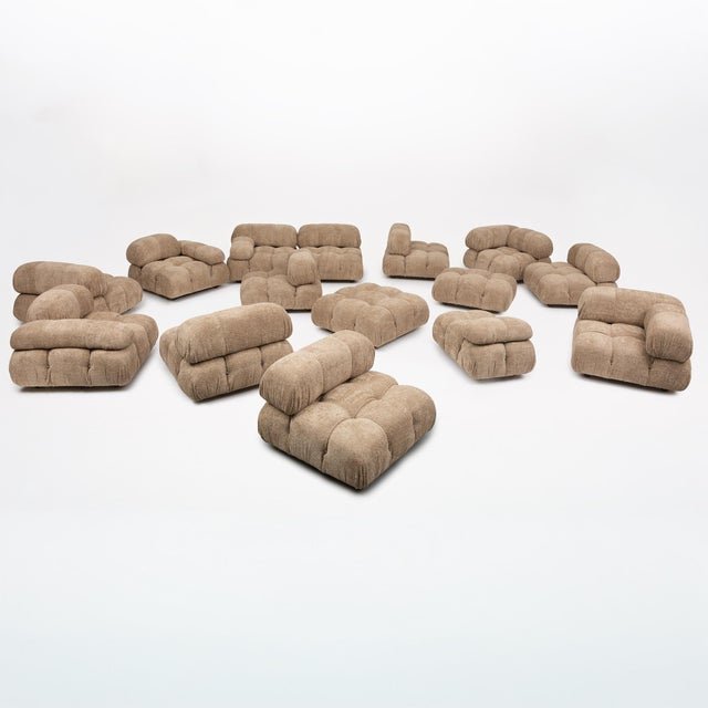 B&B Italia Mario Bellini Camaleonda Modular Sectional for B&b Italia, 1970s, 15 Pieces, New Bouclé For Sale - Image 4 of 18