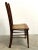 Farmhouse Farmhouse Pressed Back Cane Seat Chair For Sale - Image 3 of 10