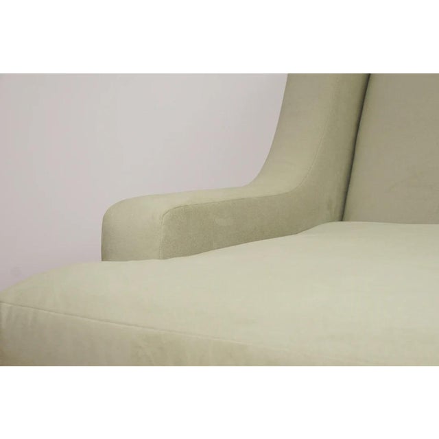 Maxfield Sofa, Lichen Ultrasuede For Sale - Image 4 of 8