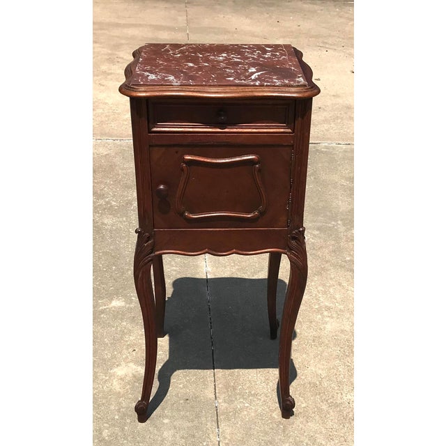 Antique French Marble Top Night Stand Chairish