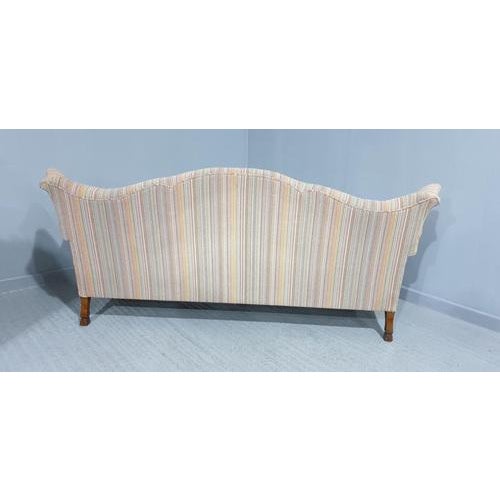 Mahogany Sofa in Fabric and Mahogany For Sale - Image 12 of 14