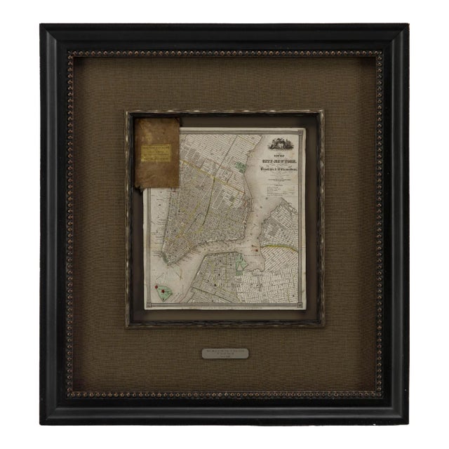 1840 "New Map of the City of New York With Part of Brooklyn & Williamsburg" by J. Calvin Smith For Sale